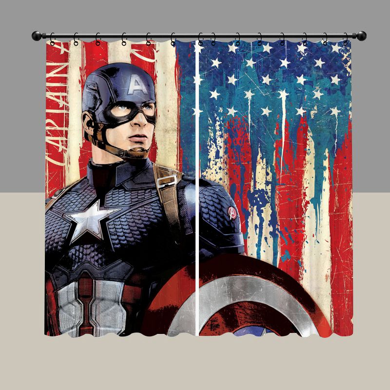 American Superhero Blackout Curtain