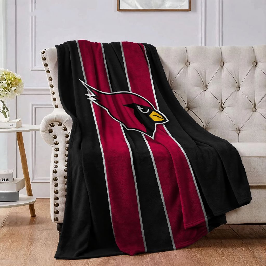 Arizona Football Flannel Throw Blanket