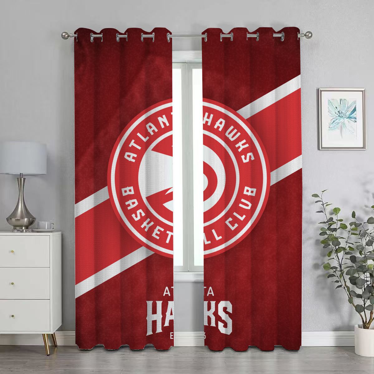 Atlanta Basketball Blackout Curtain
