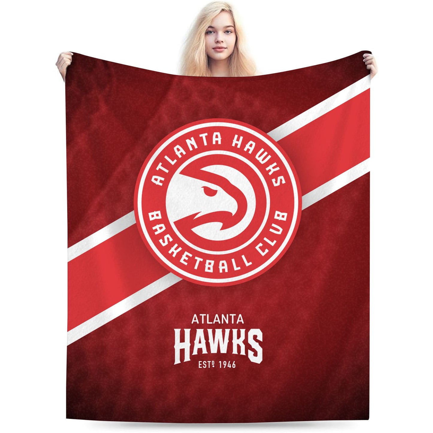 Atlanta Basketball Sport Throw Blanket