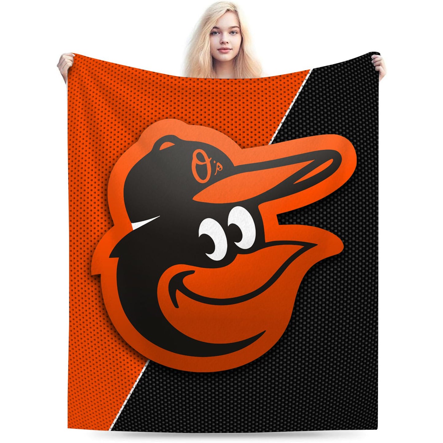 Baltimore Baseball Throw Blanket