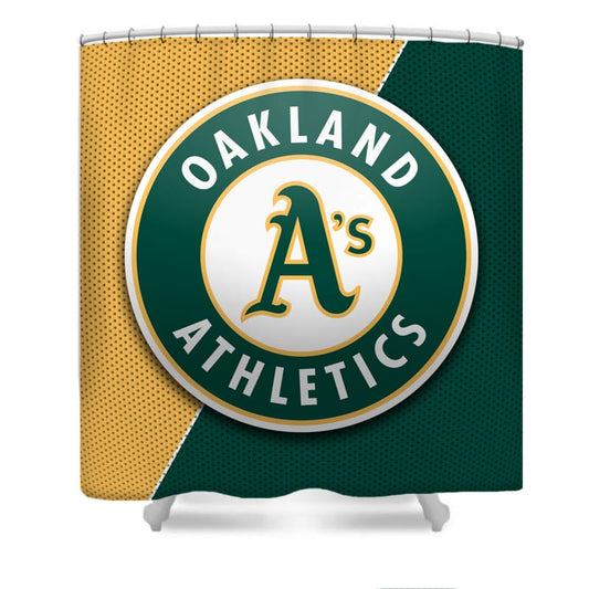 Baseball Team Sport Oakland Shower Curtain