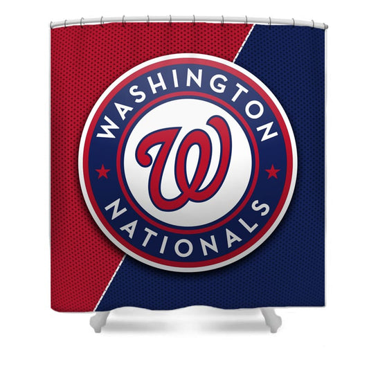 Duschvorhang Washington Nationals, Baseballteam, Sport, 180x180cm