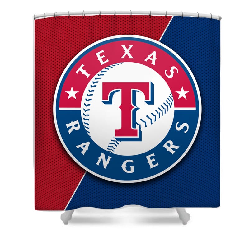 Rideau de douche Texas Rangers, équipe de baseball, sport, 180x180cm