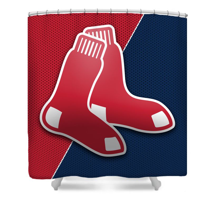 Baseball Boston Shower Curtain