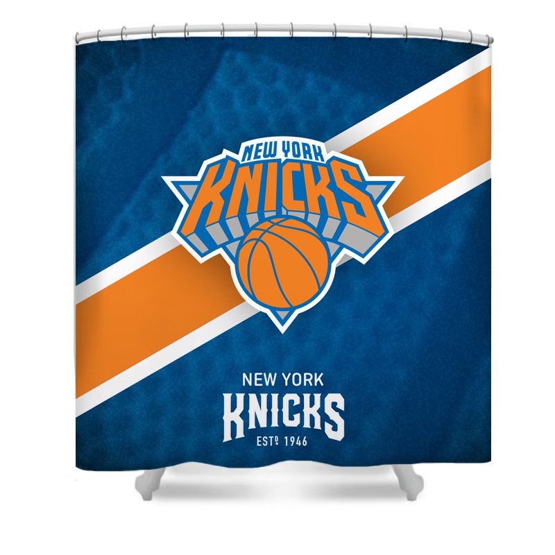 Basketball Sport Knicks Shower Curtain