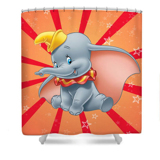 Big Ears Little Elephant Shower Curtain