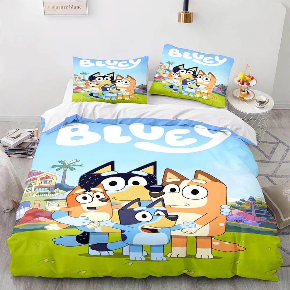 Blue Puppey Kids Bedding Set