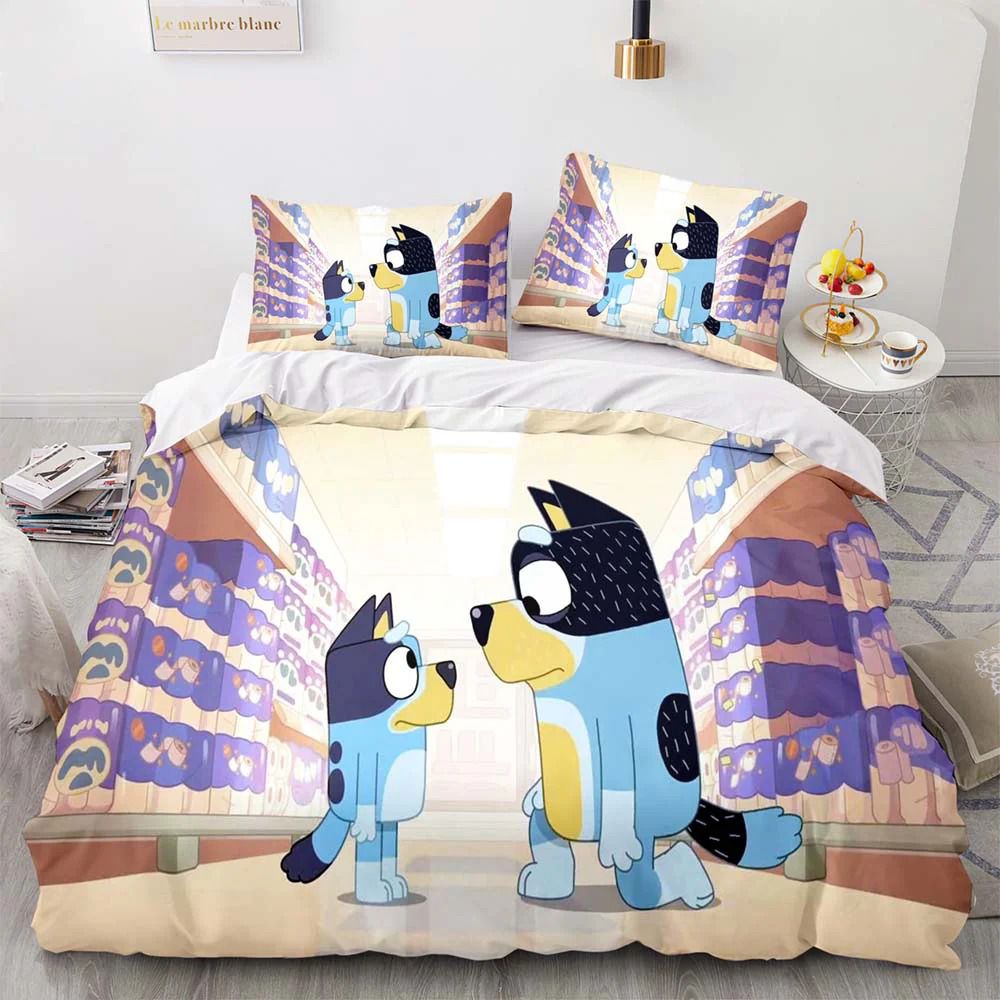 Blue Puppey Kids Bedding Set