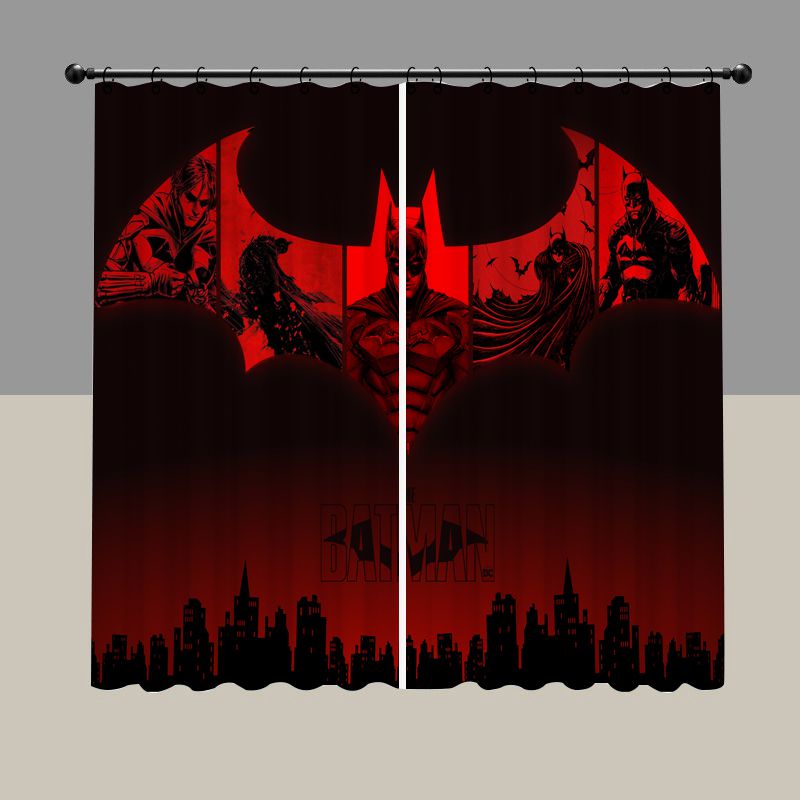 Bruce Wayne Superhero Blackout Curtain