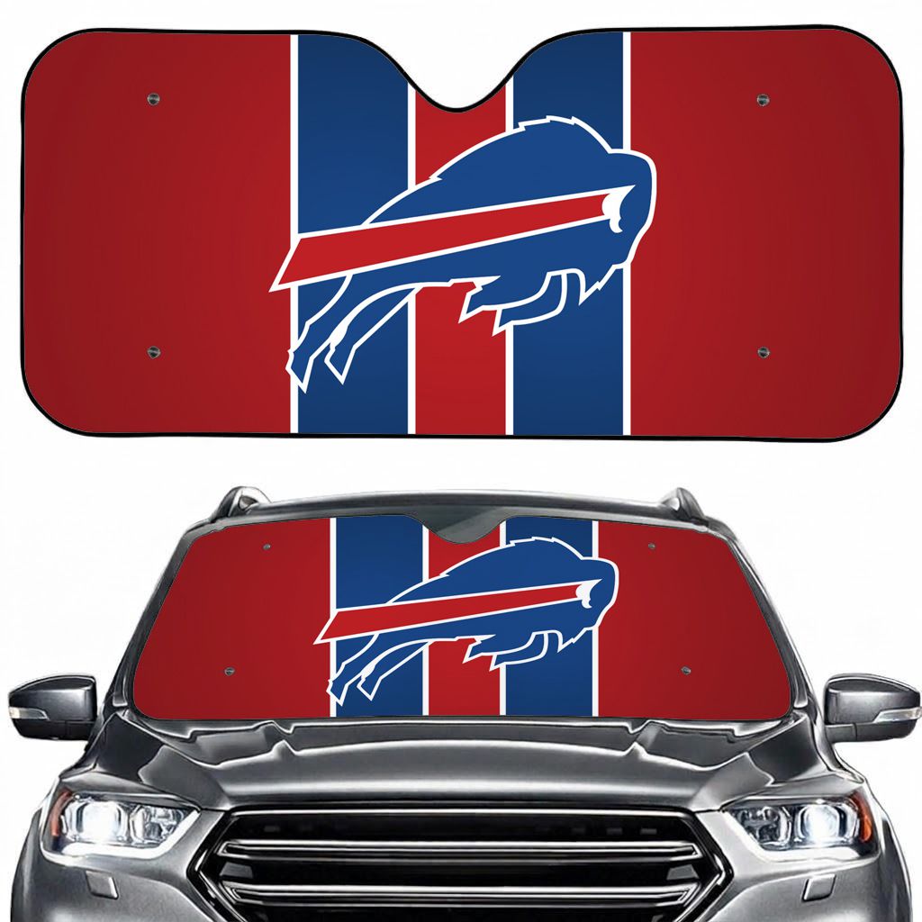 Buffalo Football Sport Car Sun Shade