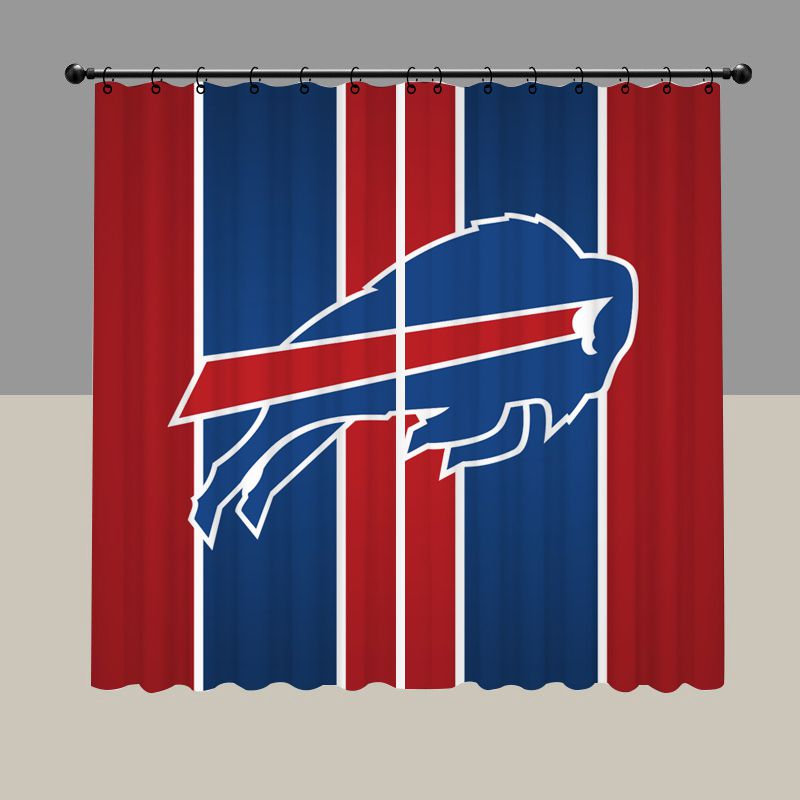 Buffalo Football Blackout Curtain