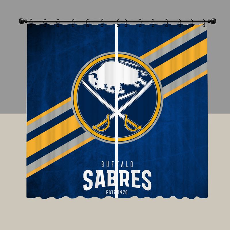 Buffalo Hockey Blackout Curtain