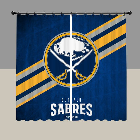 Buffalo Hockey Blackout Curtain