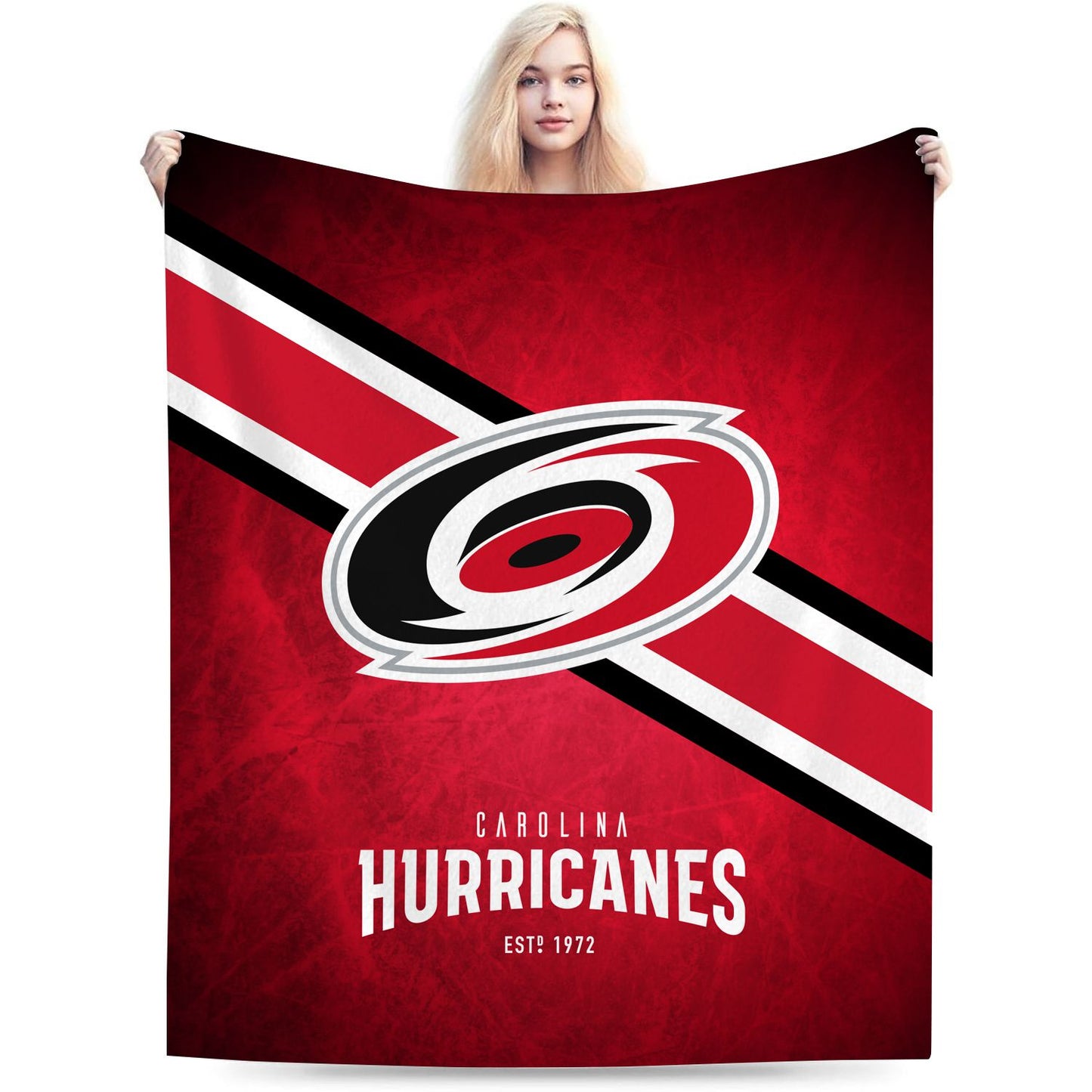 Carolina Hockey Sport Throw Blanket