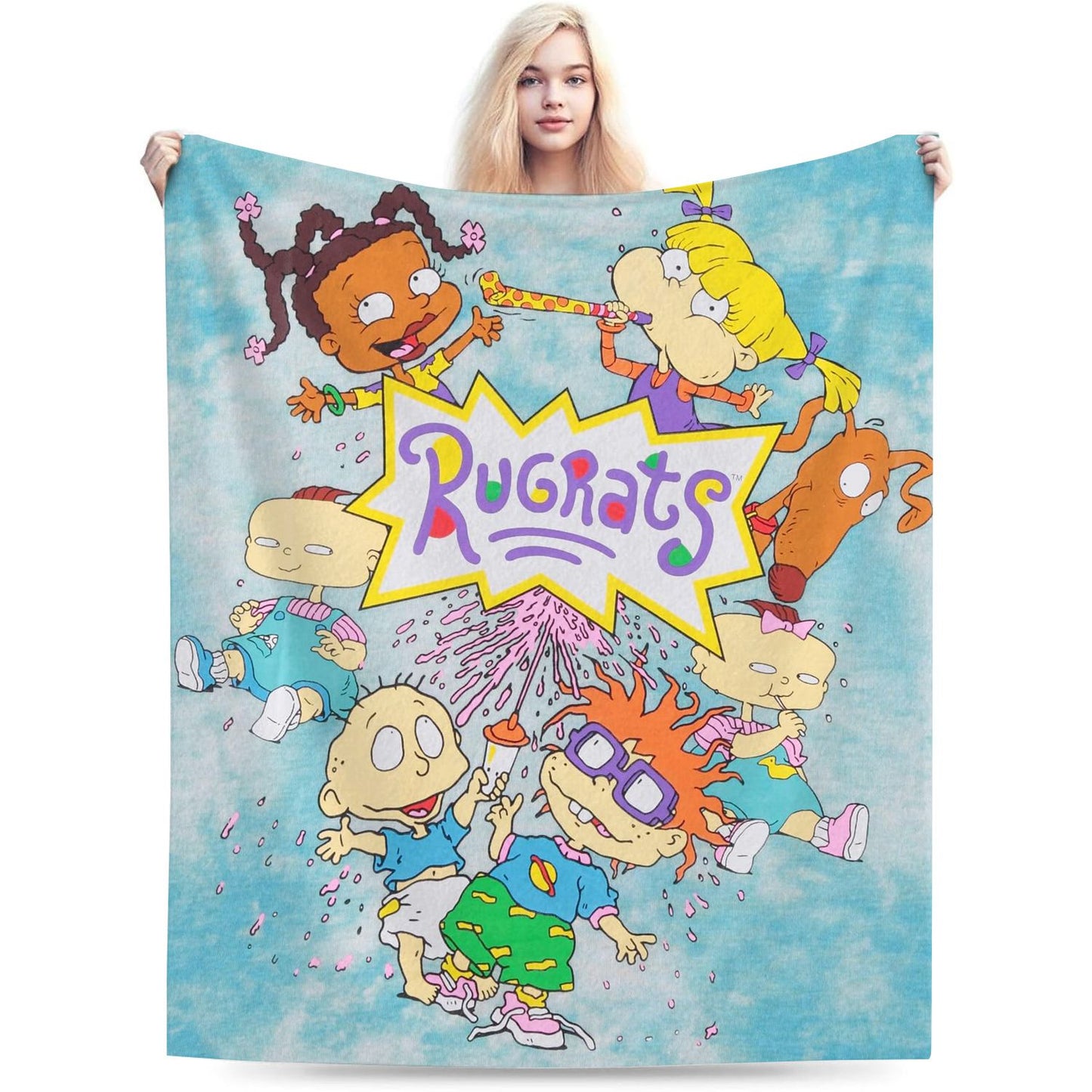 Cartoon Angelica Movie Throw Blanket