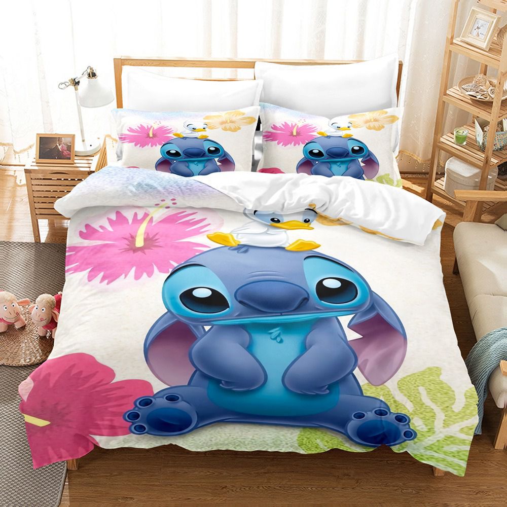 Cartoon Alien Creature Bedding Set