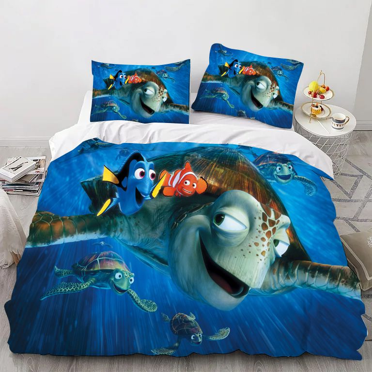 Cartoon Clown Fish Nemo Bedding Set