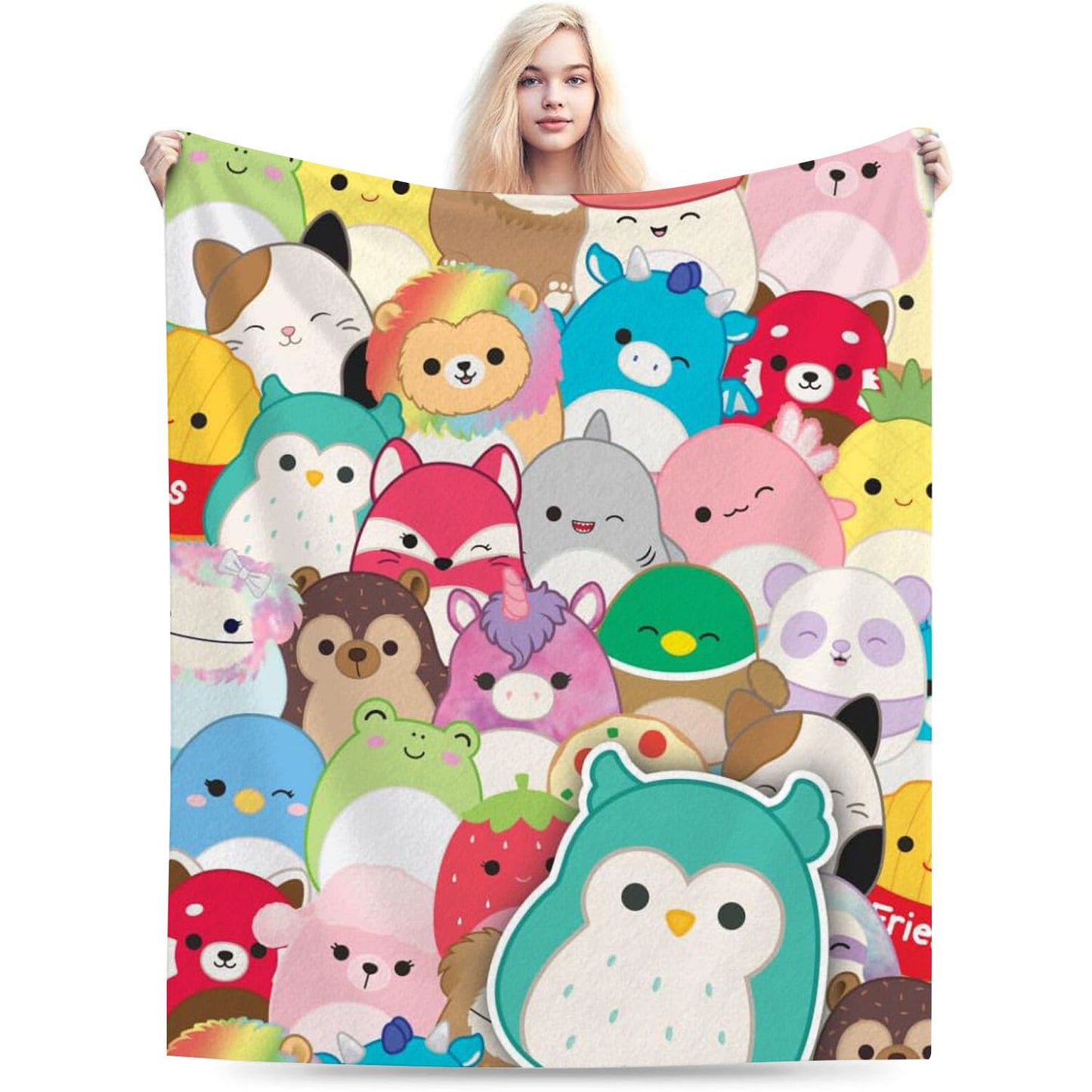 Cartoon Kawaii Toys Throw Blanket