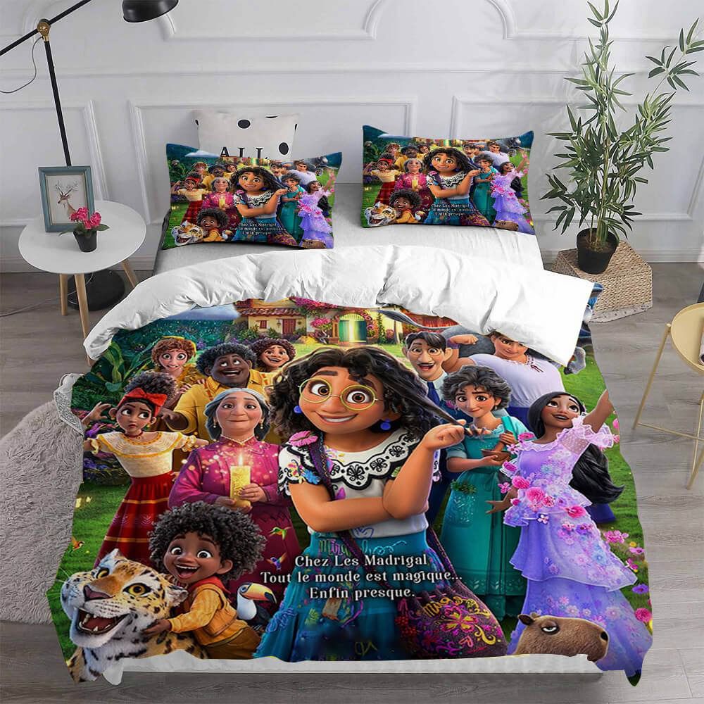 Cartoon Madrigals Bedding Set