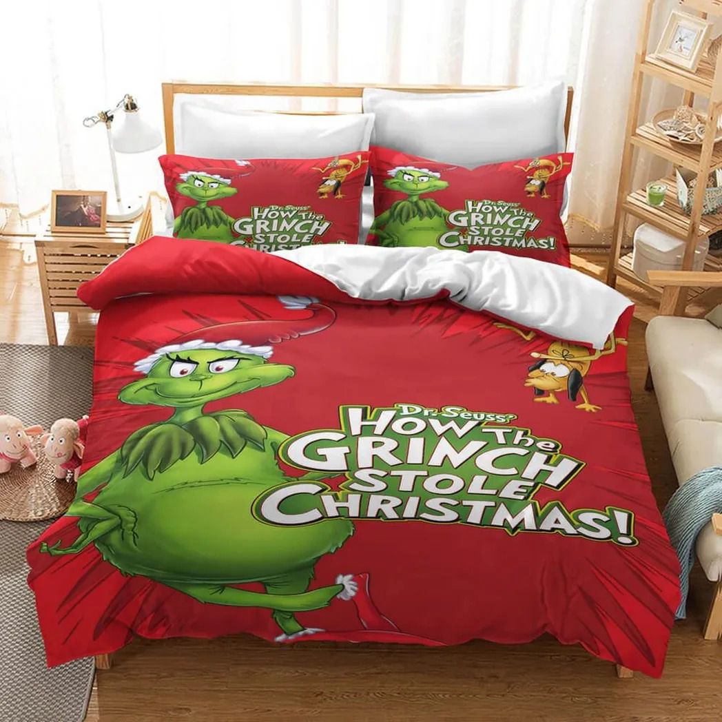 High quality How the grinch stole christmas throw pillow set