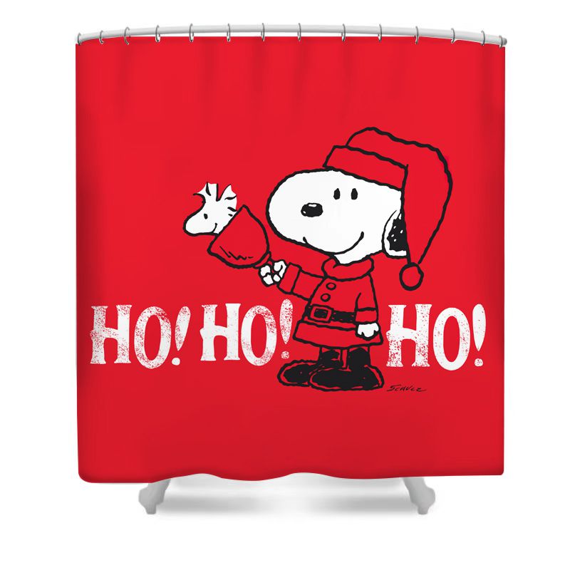 Cartoon Christmas Shower Curtain