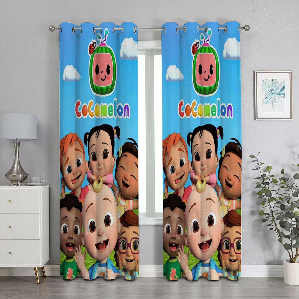 Cartoon Kids Baby Blackout Curtain