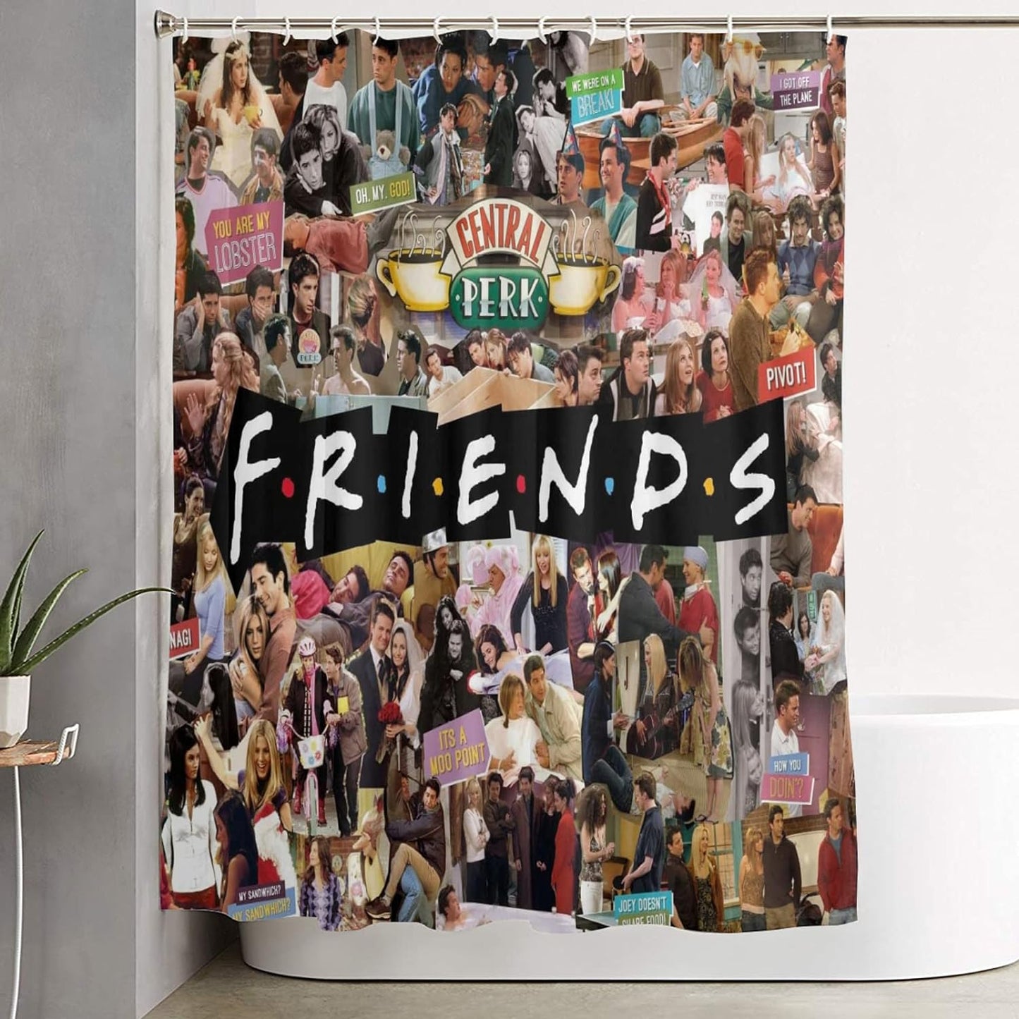 Central Perk Shower Curtain