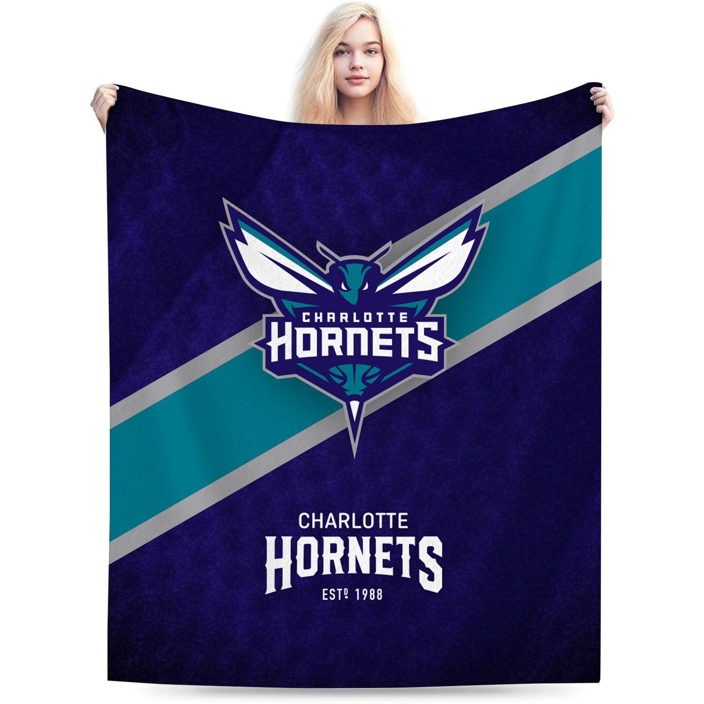 Charlotte Basketball Sport Throw Blanket