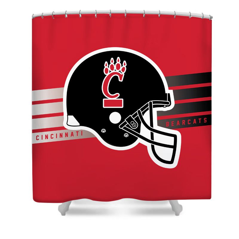 College Cincinnati Sport Shower Curtain Set