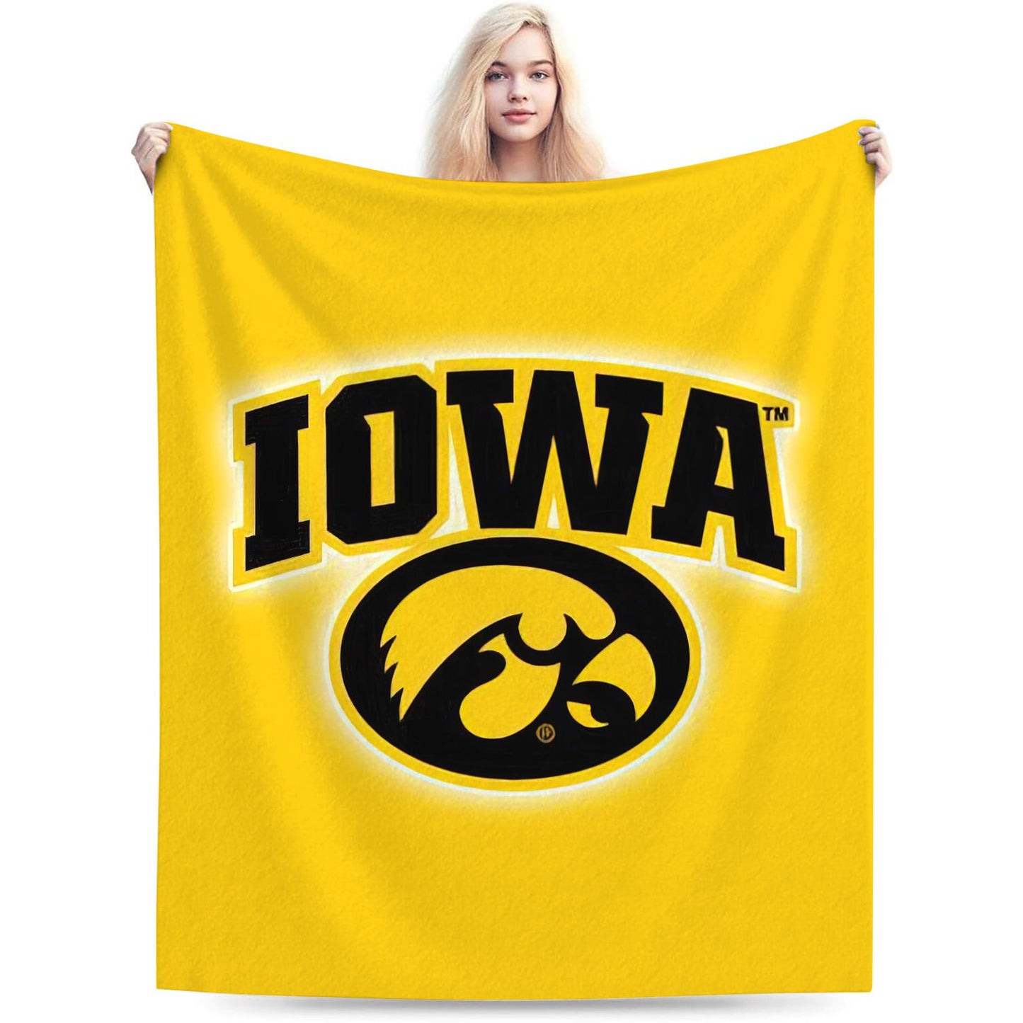 College Iowa Sport Throw Blanket