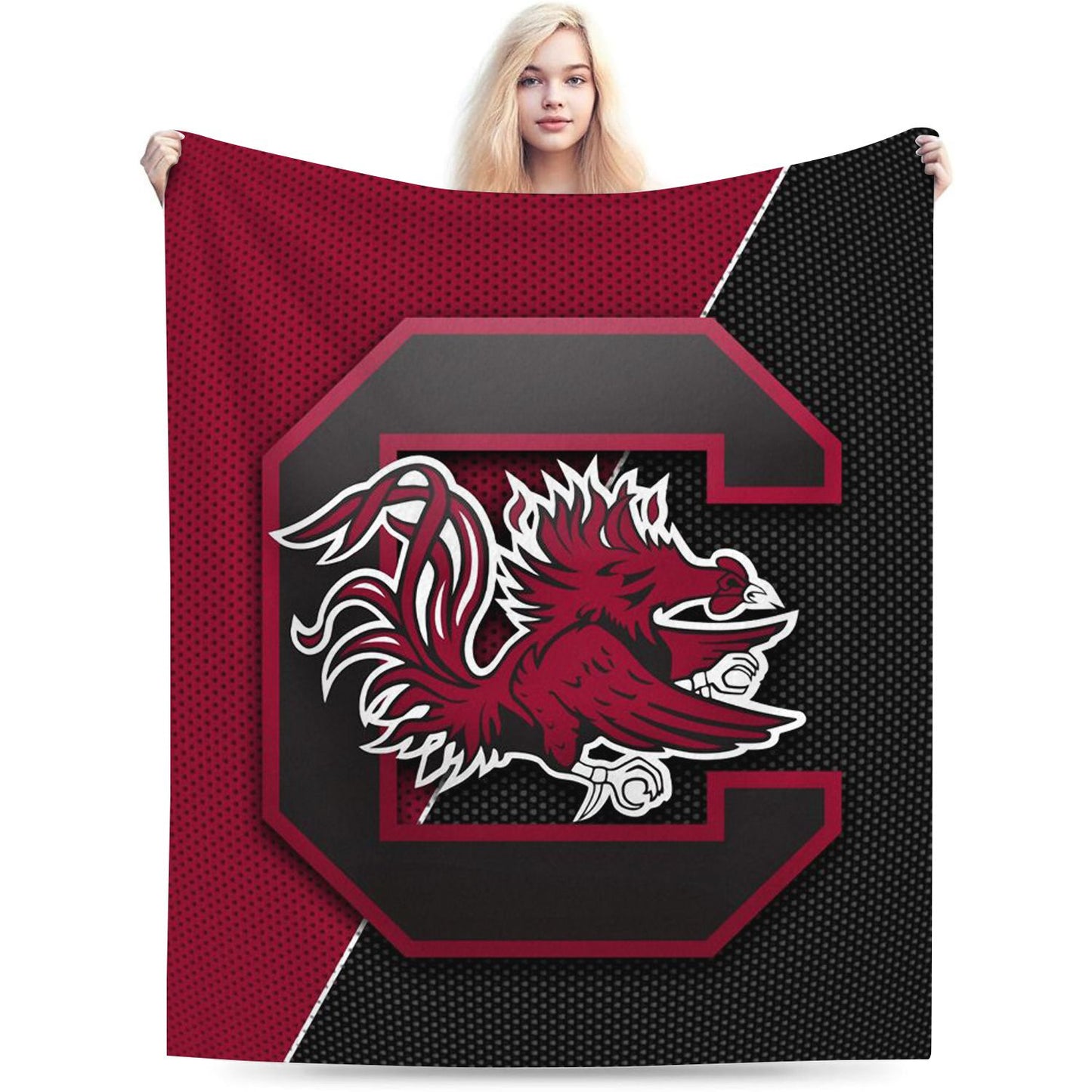 College South Carolina Sport Throw Blanket