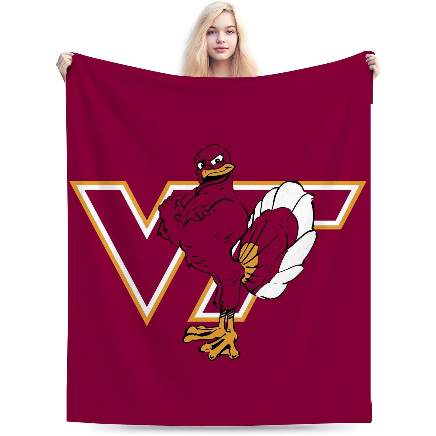 College Virginia Tech Sport Throw Blanket