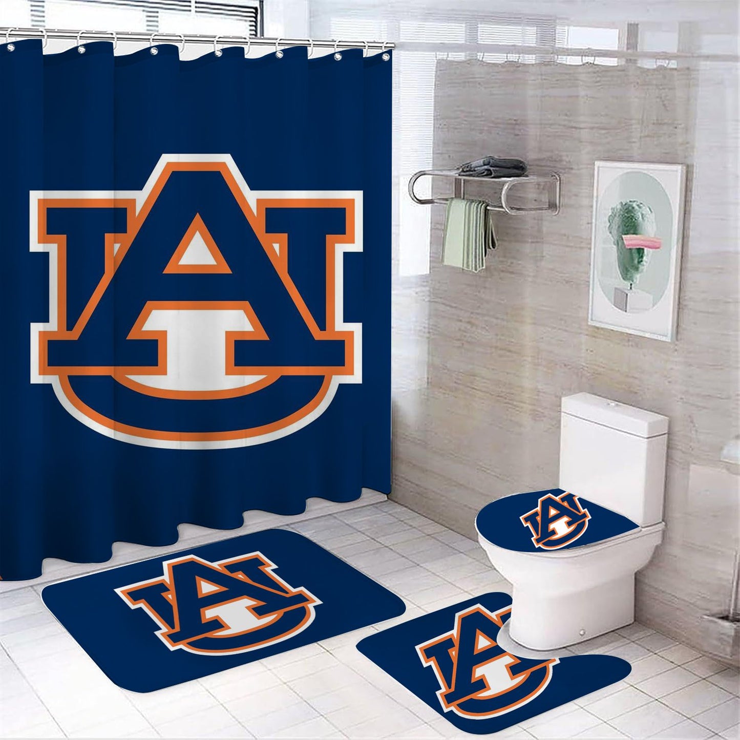 College Auburn Shower Curtain