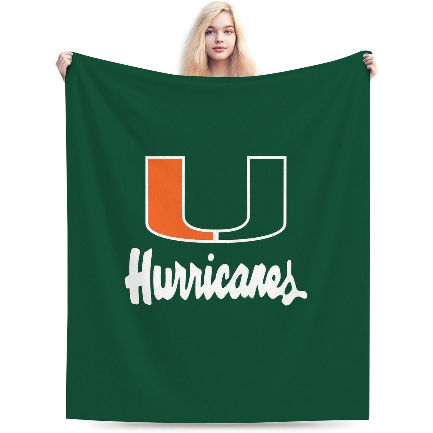 College Miami Sport Throw Blanket