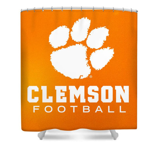 College Sport Clemson Shower Curtain
