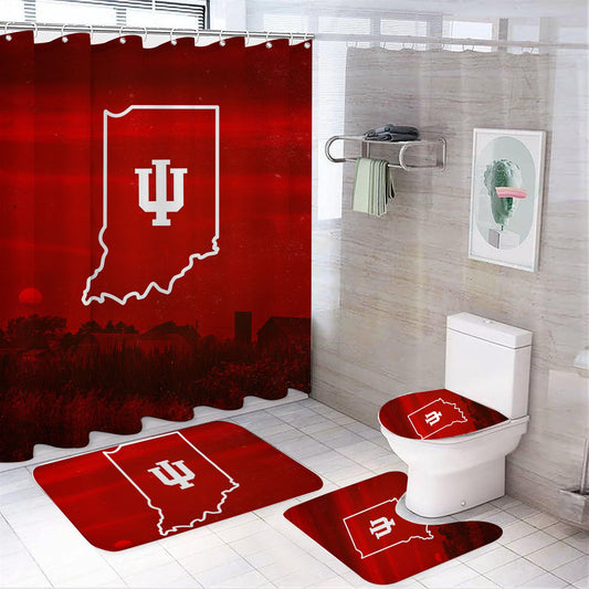 College Sport Hoosiers Shower Curtain
