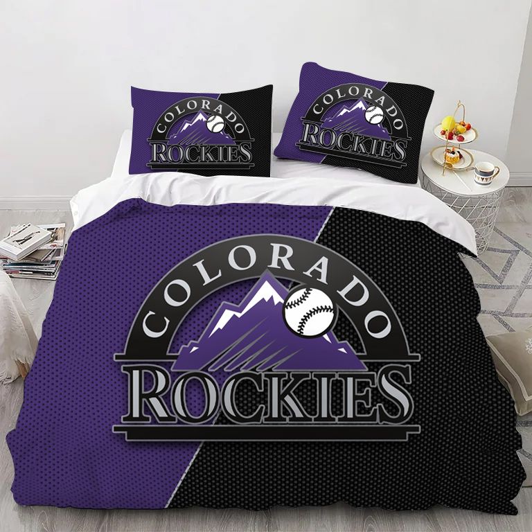 Colorado Baseball Sport Bedding Set