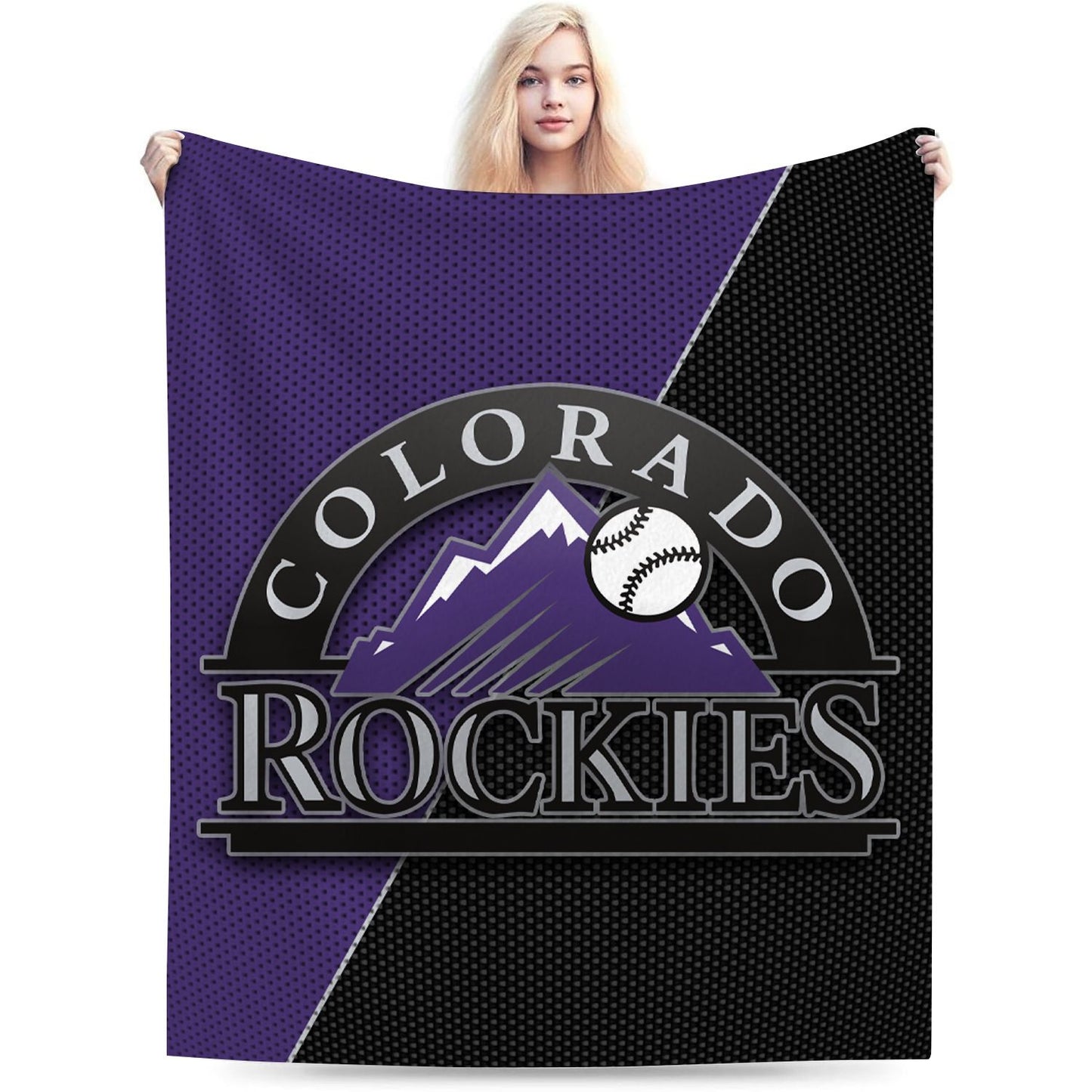 Colorado Baseball Throw Blanket
