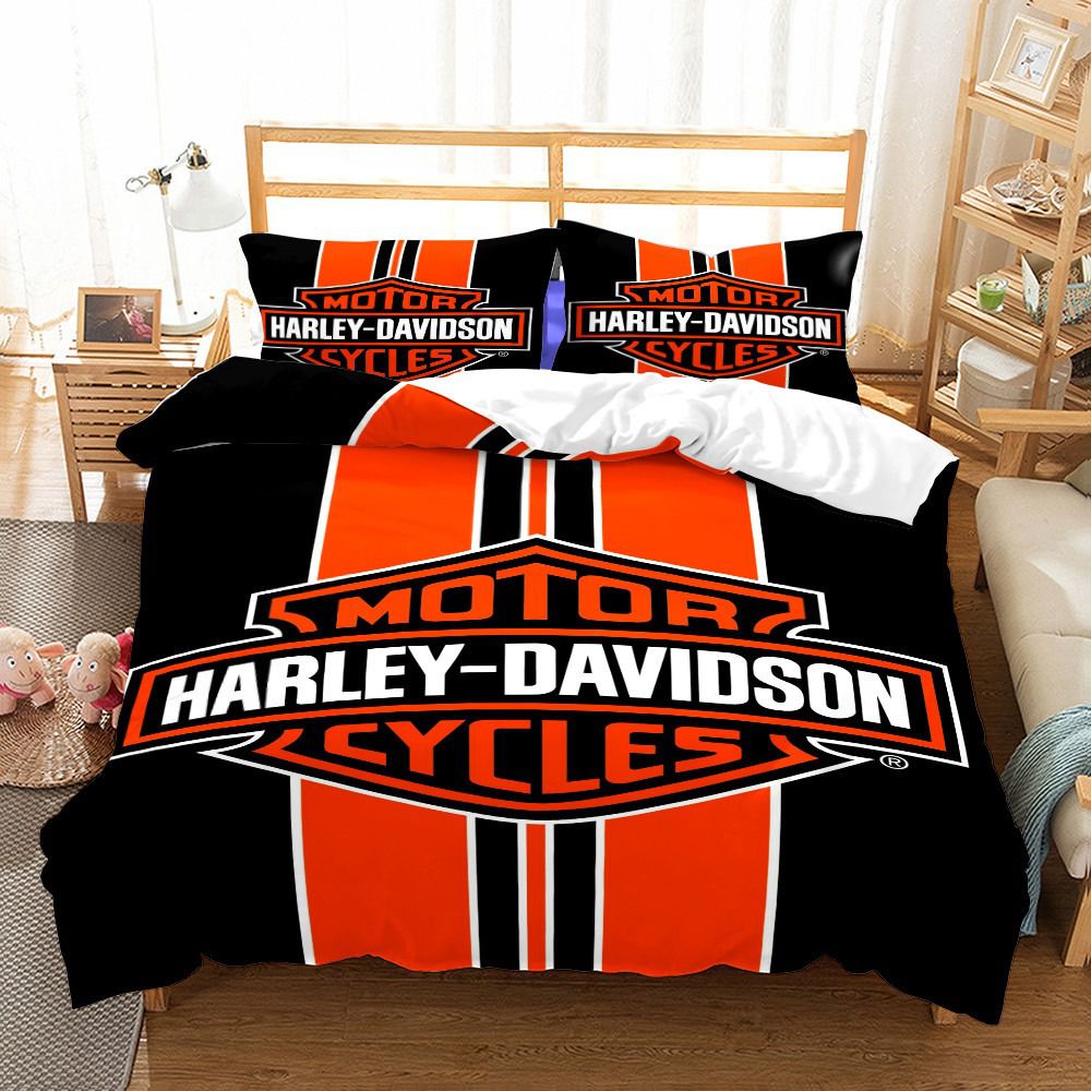 Cool Motorcycle Lifestyle Bedding Set