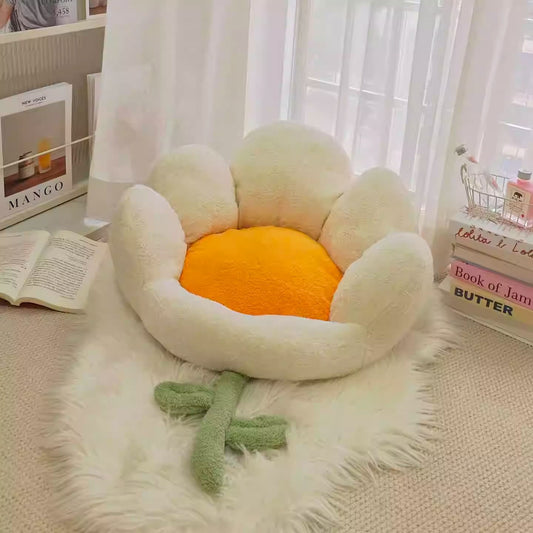Daisy Floral Stuffed Floor Plush Chair