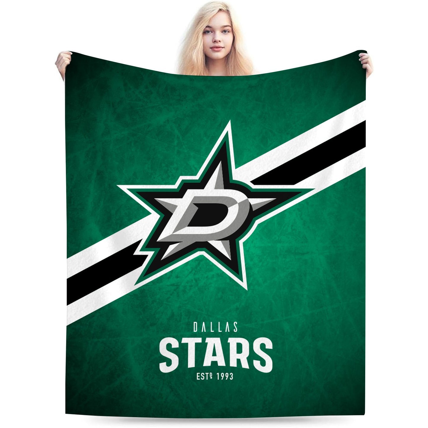 Dallas Hockey Sport Throw Blanket