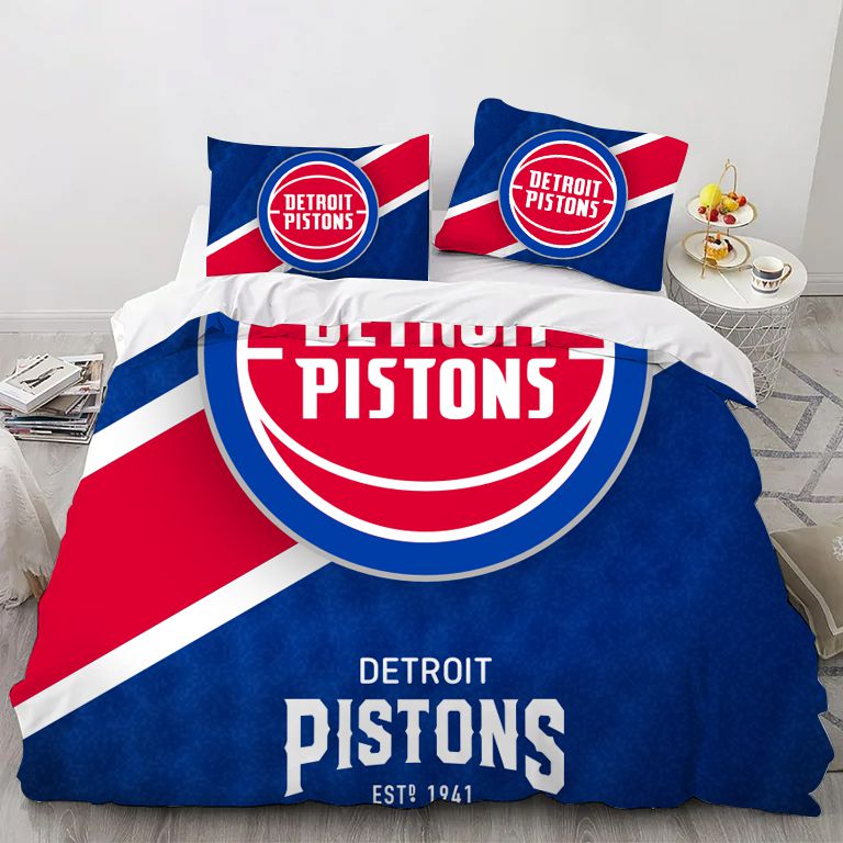 Detroit Basketball Bedding Set