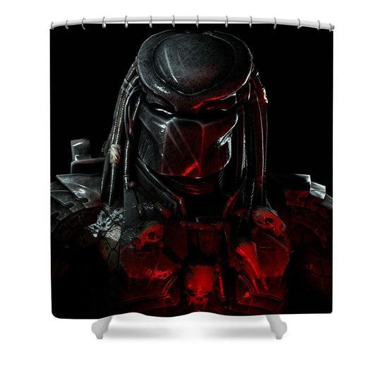 Extraterrestrial Warrior Shower Curtain