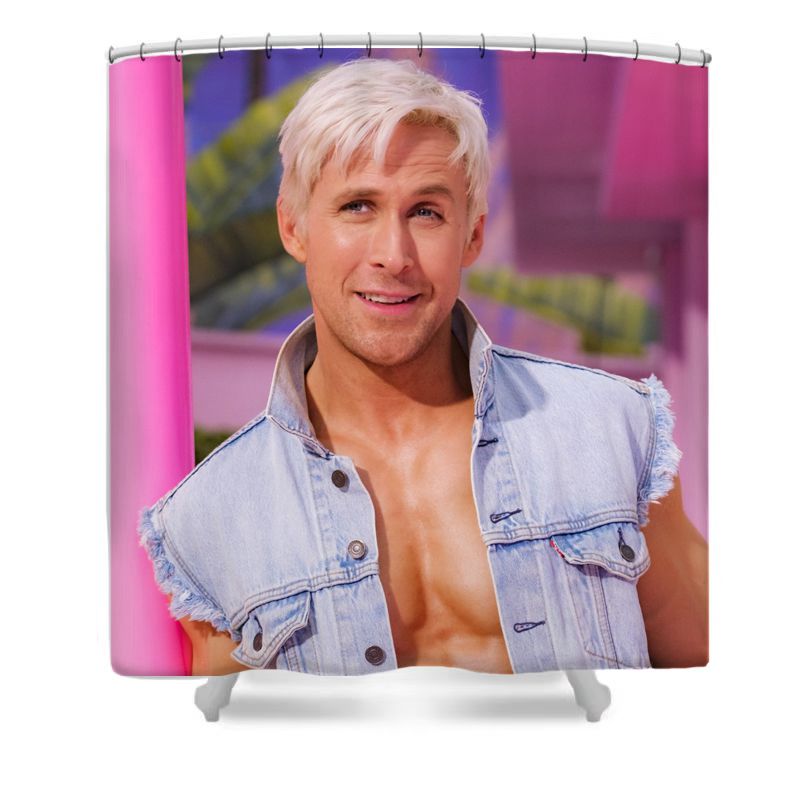 Rideau de douche Ryan Gosling, Barbie Ken, Mode, 180x180cm