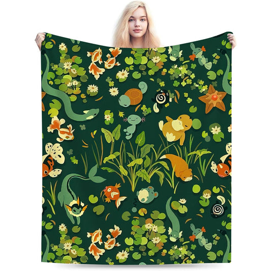 Fiction Water Species Throw Blanket