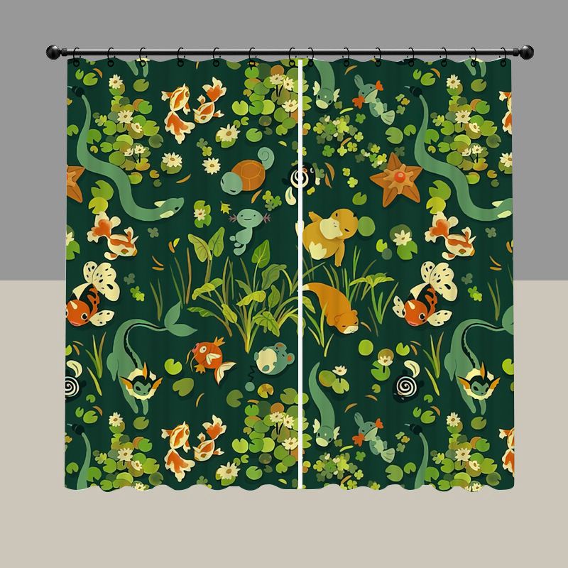 Fiction Water Species Blackout Curtain