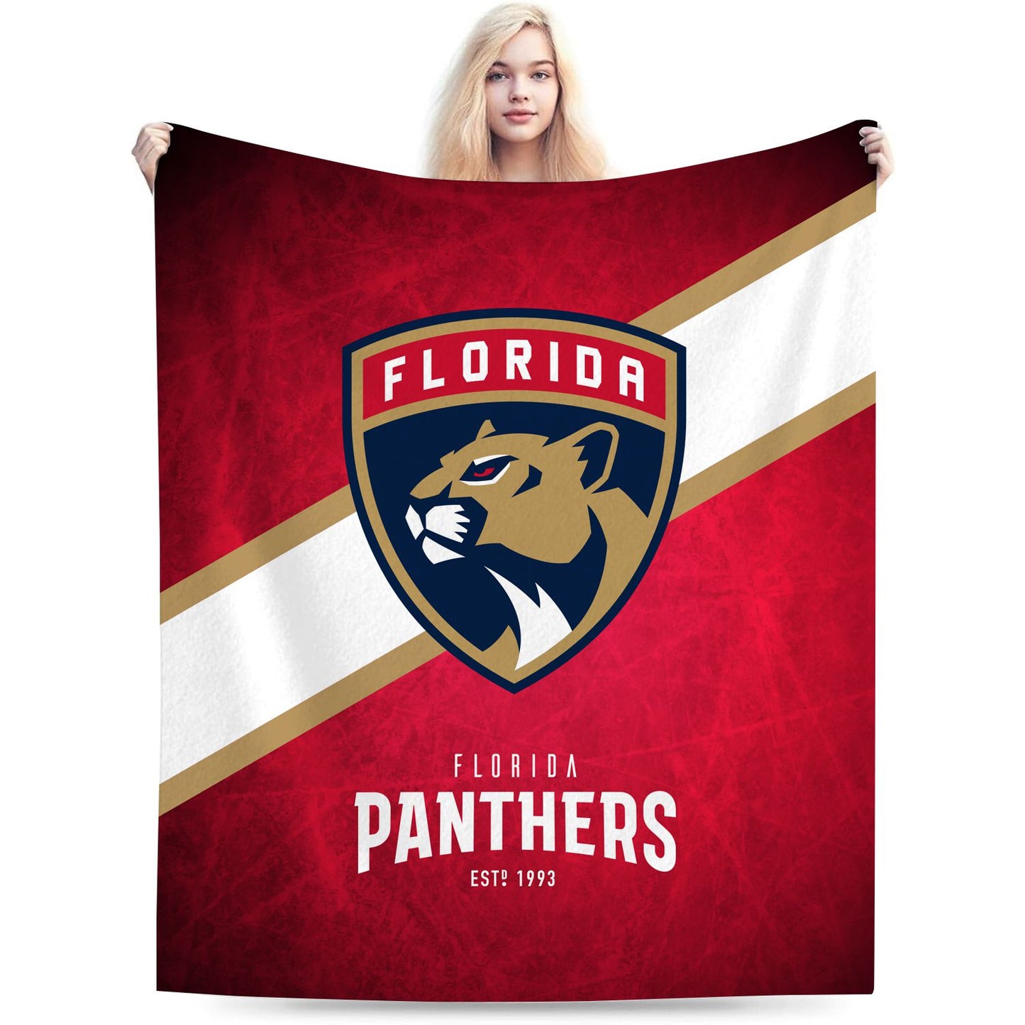 Florida Hockey Sport Throw Blanket