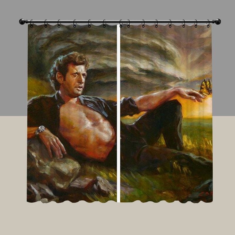 Funny Jeff Character Blackout Curtain