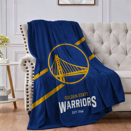 Golden State Basketball Sport Throw Blanket